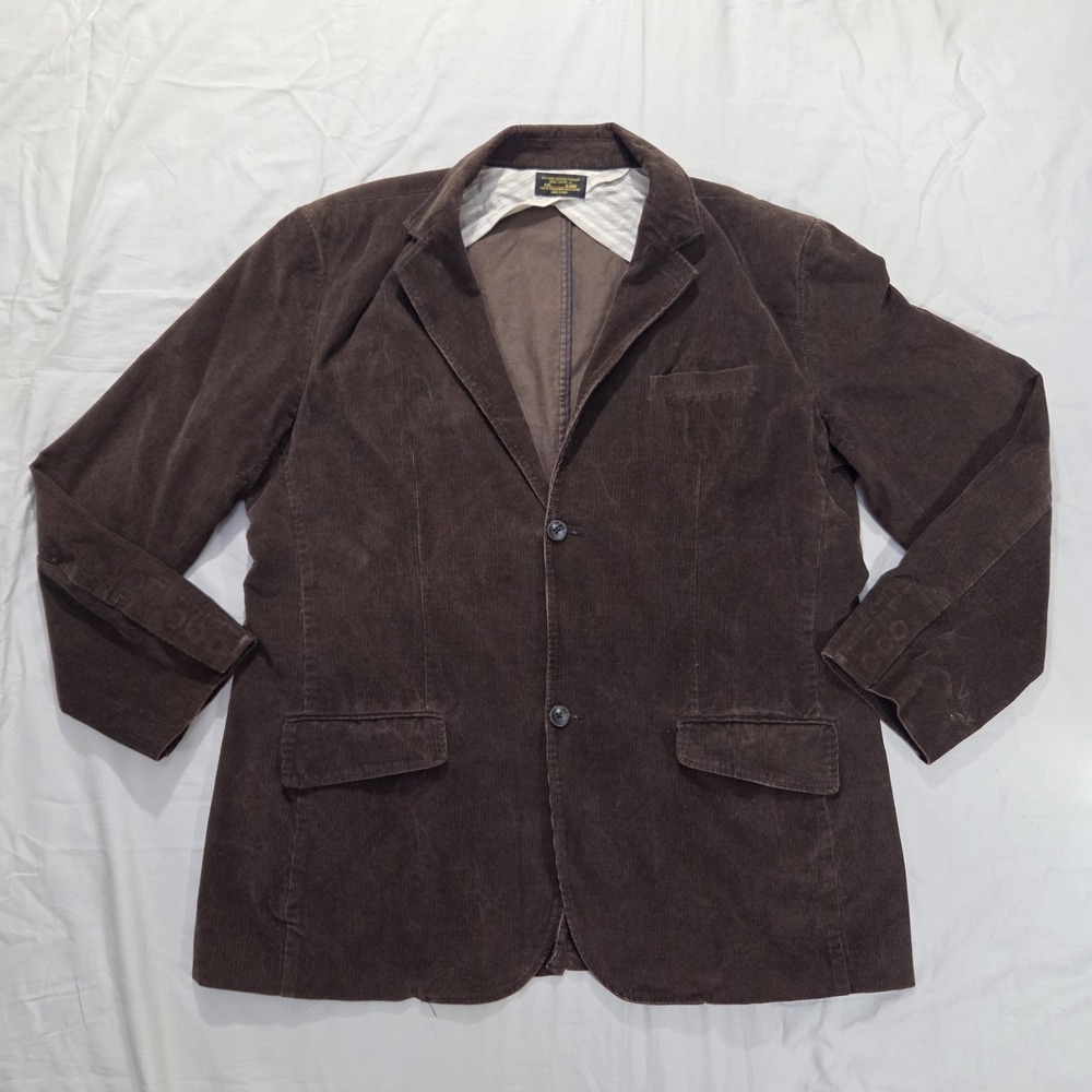 Old Navy Surplus Company‎ Reg Issue A XL Brown Corduroy Jacket Sport Coat Blazer